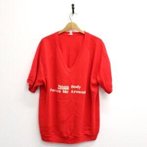 Vintage No Body Pushes Me Around Sweatshirt XXL 2X